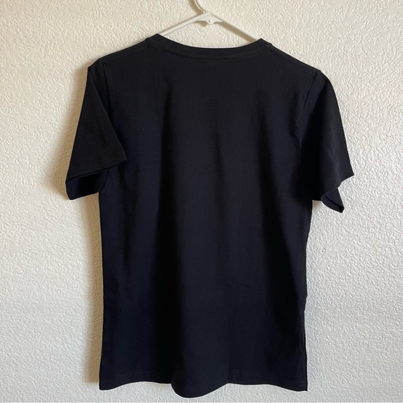 NWT Christmas Coffee Print T-Shirt, 100% Cotton T-Shirt, Coffee Lover - Picture 4 of 12